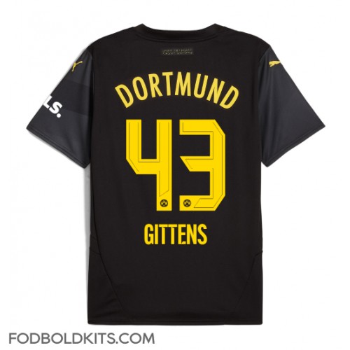 Borussia Dortmund Jamie Bynoe-Gittens #43 Udebanetrøje 2024-25 Kortærmet